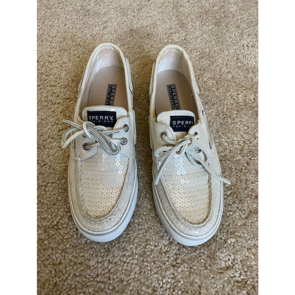 Sperry Sequin Boat Shoes
